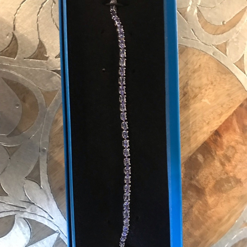 Heidi DAUS Lavender crystal bracelet